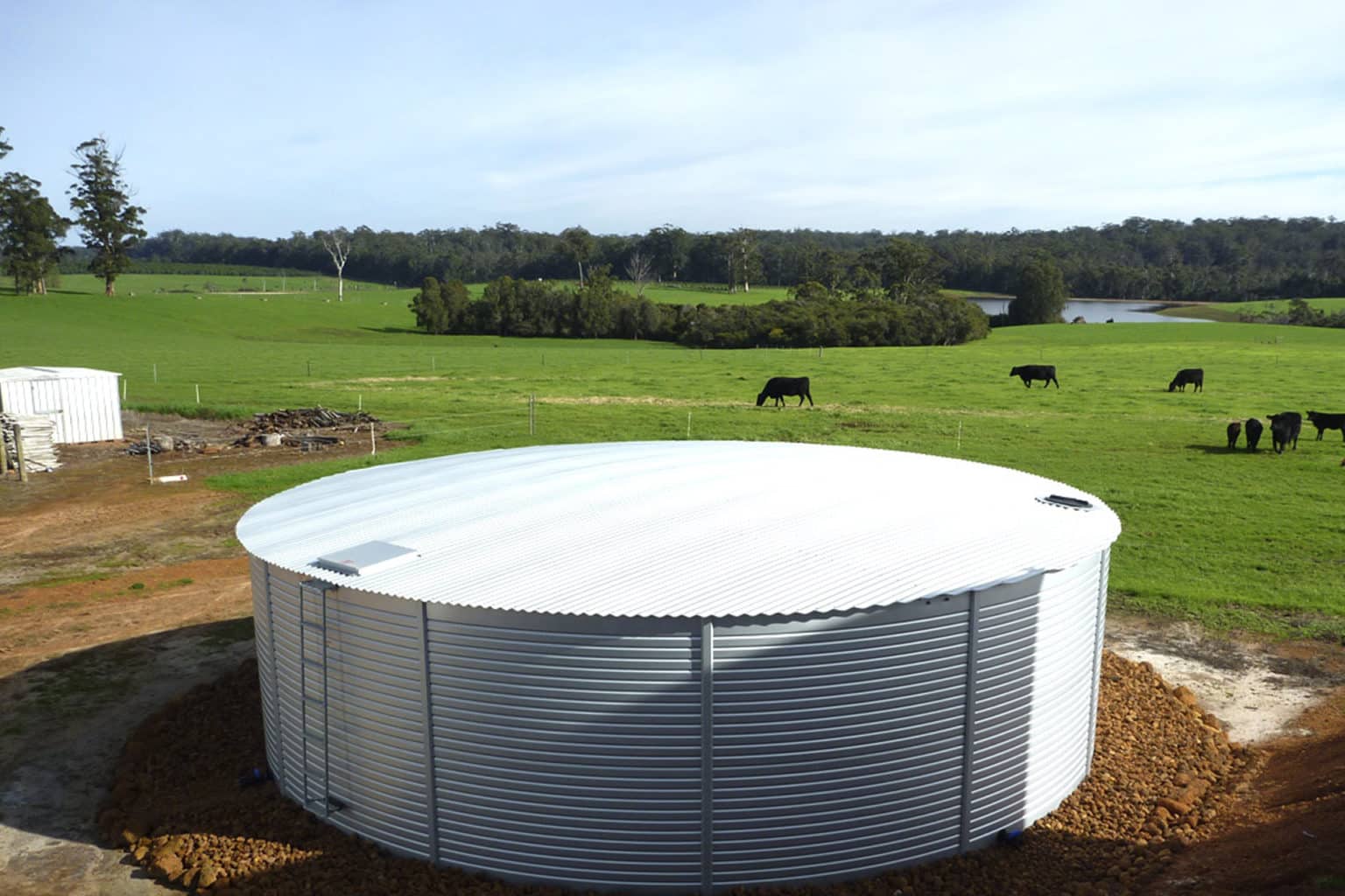 Stainless Tank — Pumps & Irrigation in Mackay, QLD
